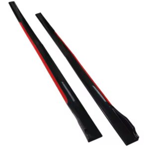 UNIVERSAL SIDE SKIRTS W/RED 4PC