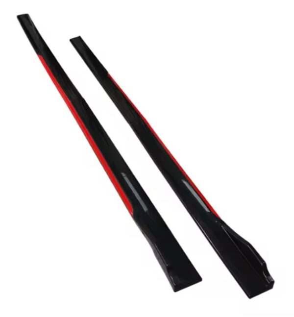 UNIVERSAL SIDE SKIRTS W/RED 4PC