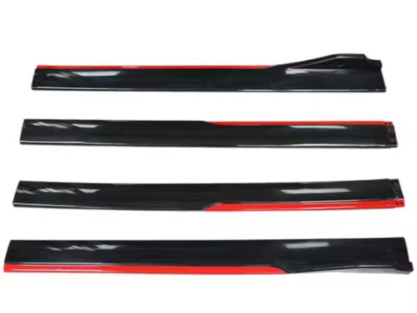UNIVERSAL SIDE SKIRTS W/RED 4PC - Image 2
