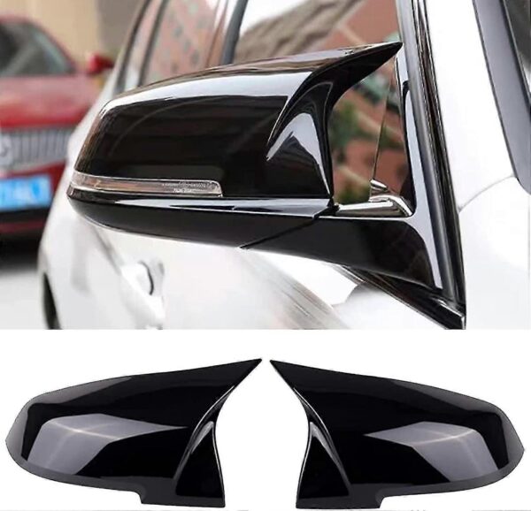 BMW F SERIES M3 STYLE MIRROR COVERS GLOSS BLK