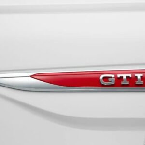 VW RED GTI FENDER BADGES (PAIR)